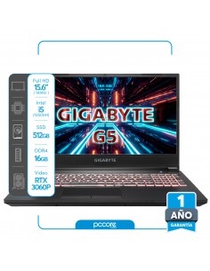 Notebook Gigabyte G5 KE...